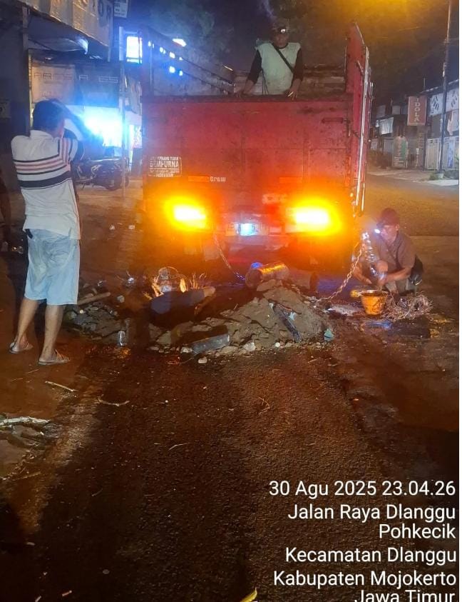 Pencurian kabel Telkom di Wilyah Hukum Polres Mojokerto: modus resmi dari PT Putri Ratu Mandiri di Dlangu