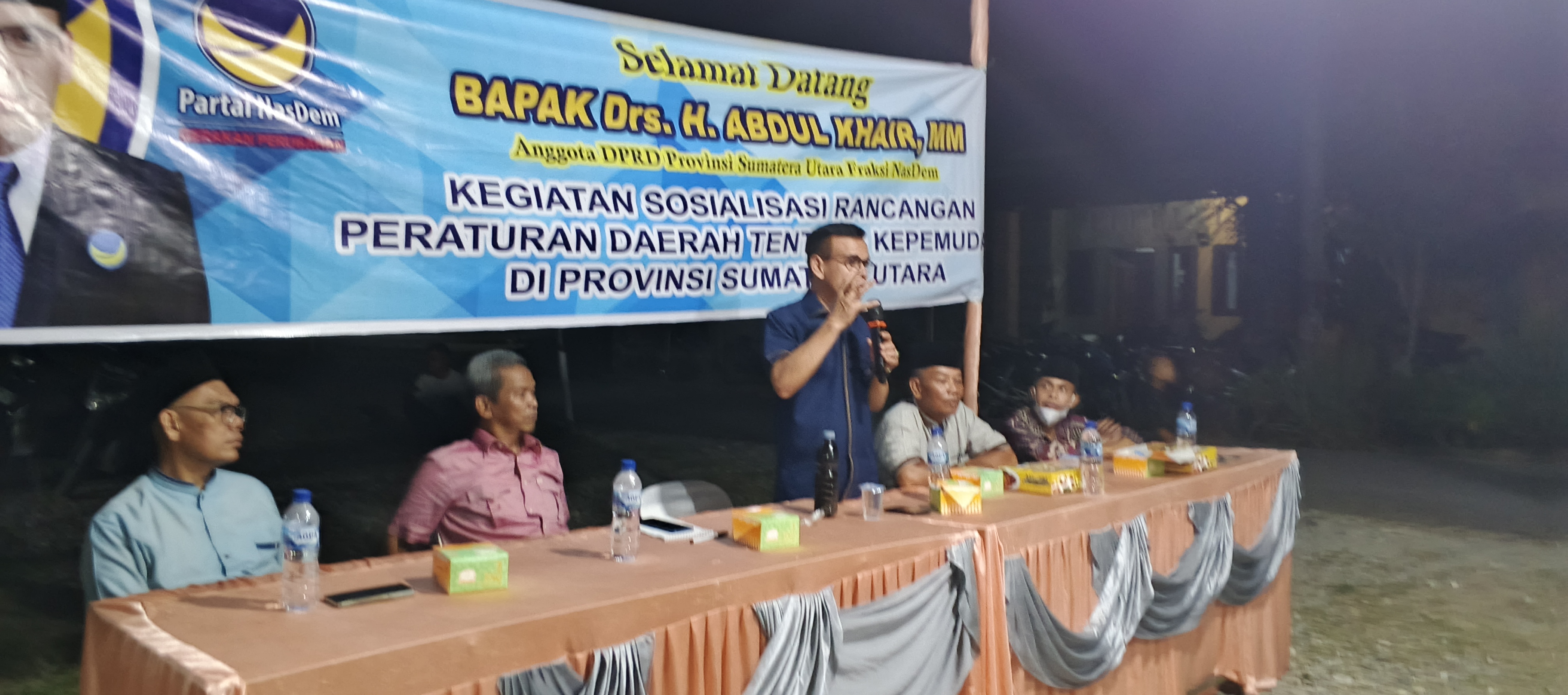 Anggota DPRD Provinsi Sumatera Utara Fraksi Nasdem Drs.H.Abdul Khair: Sosialisasikan  Perda Kepemudaan di Langkat,Dorong Peningkatan Pemuda