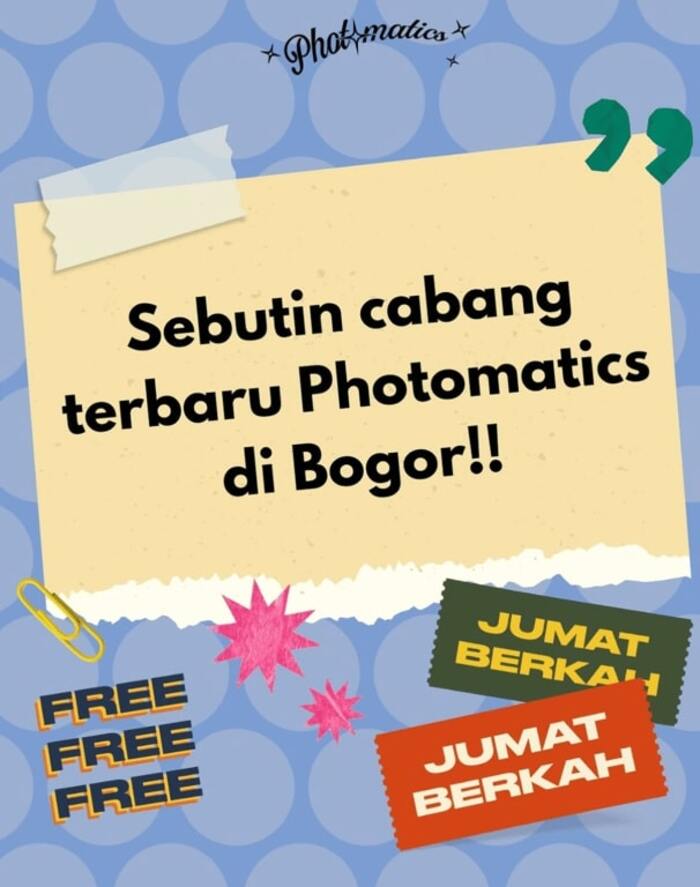 Photomatics Bagi-Bagi Voucher Gratis Tiap Minggu! Jangan Sampai Kelewatan