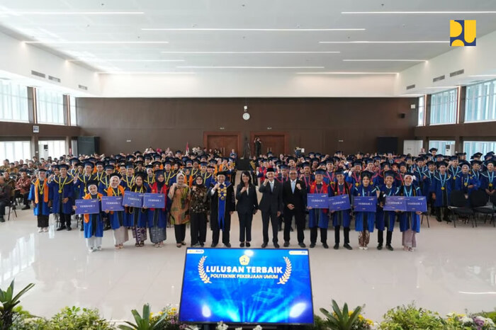 Luluskan 191 Ahli Madya Teknik, Politeknik PU Siap Perkuat Pembangunan Nasional