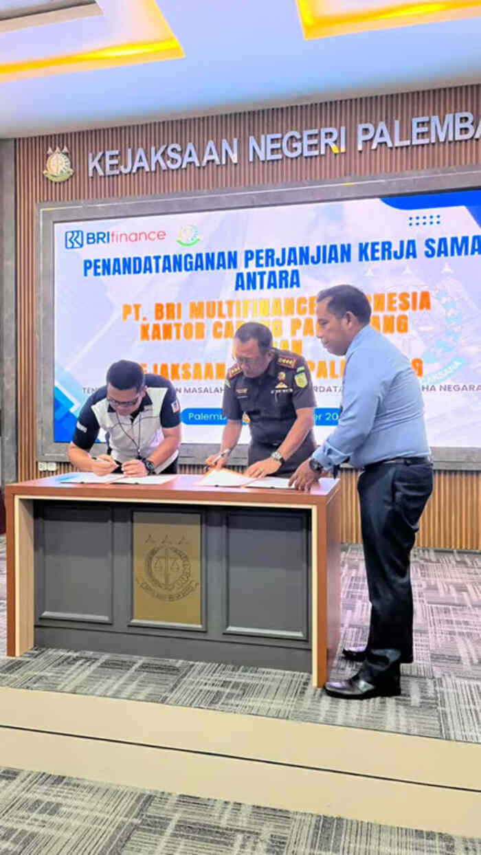 BRI Finance Gandeng Kejari Palembang dalam Penguatan Layanan Pembiayaan dan Penegakan Hukum