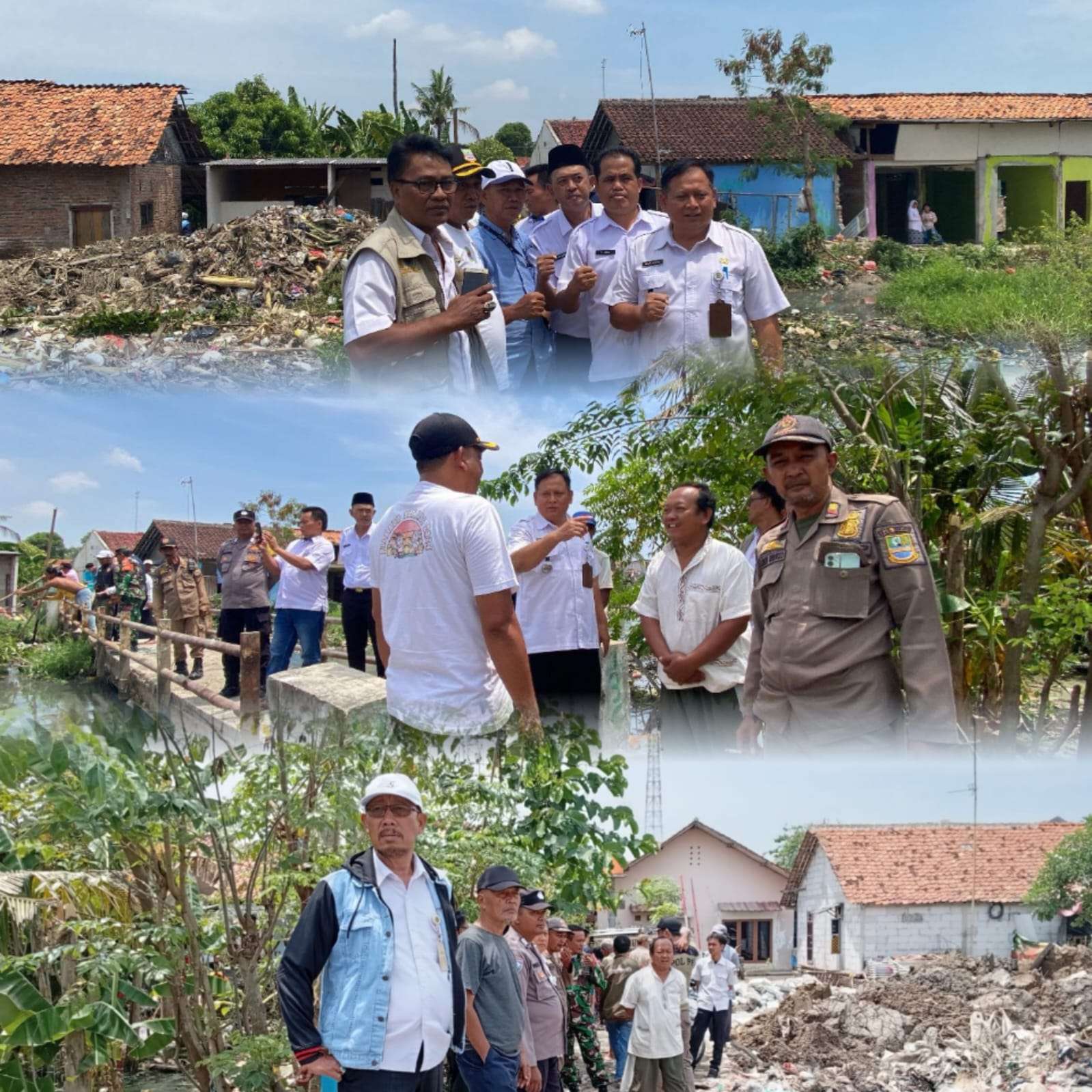 Memperlancar Arus Air Jembatan Penghubung Kp. Srengseng Jaya dan Kp. Bungur Dibongkar