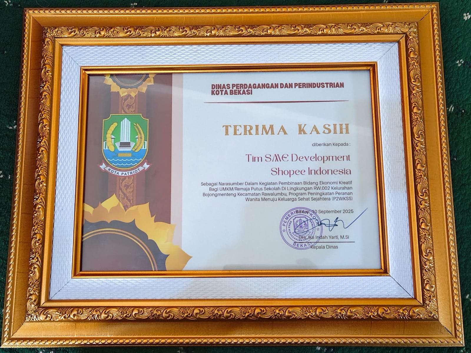 Pemkot Bekasi Gelar Workshop Sosialisasi Sertifikasi ISO, HACCP, dan SNI bagi IKM 1 Ilustrasi foto