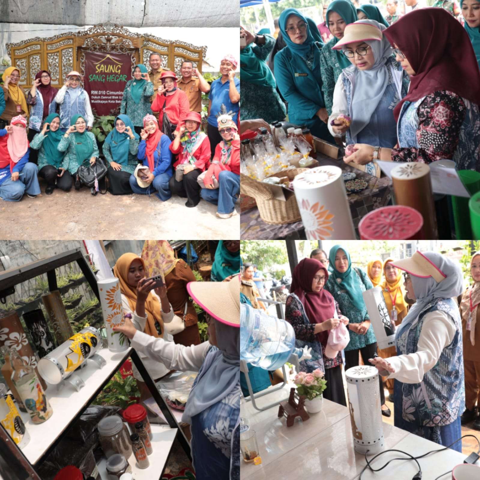 Monitoring Penilaian Lapangan Untuk Anugerah Gapura Sri Baduga Tingkat Kota Bekasi