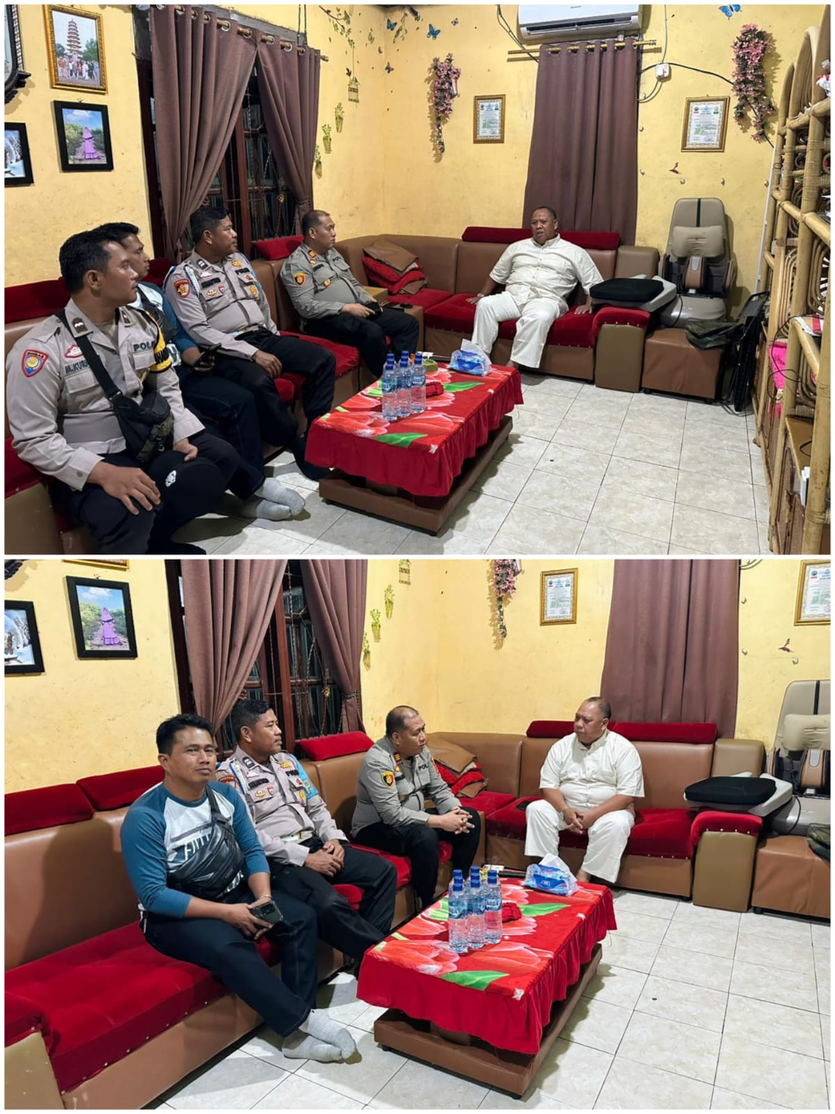 Polsek Talang Ubi Sambangi Tokoh Masyarakat, Redam Isu Nasional Unras Demi Jaga Kondusivitas