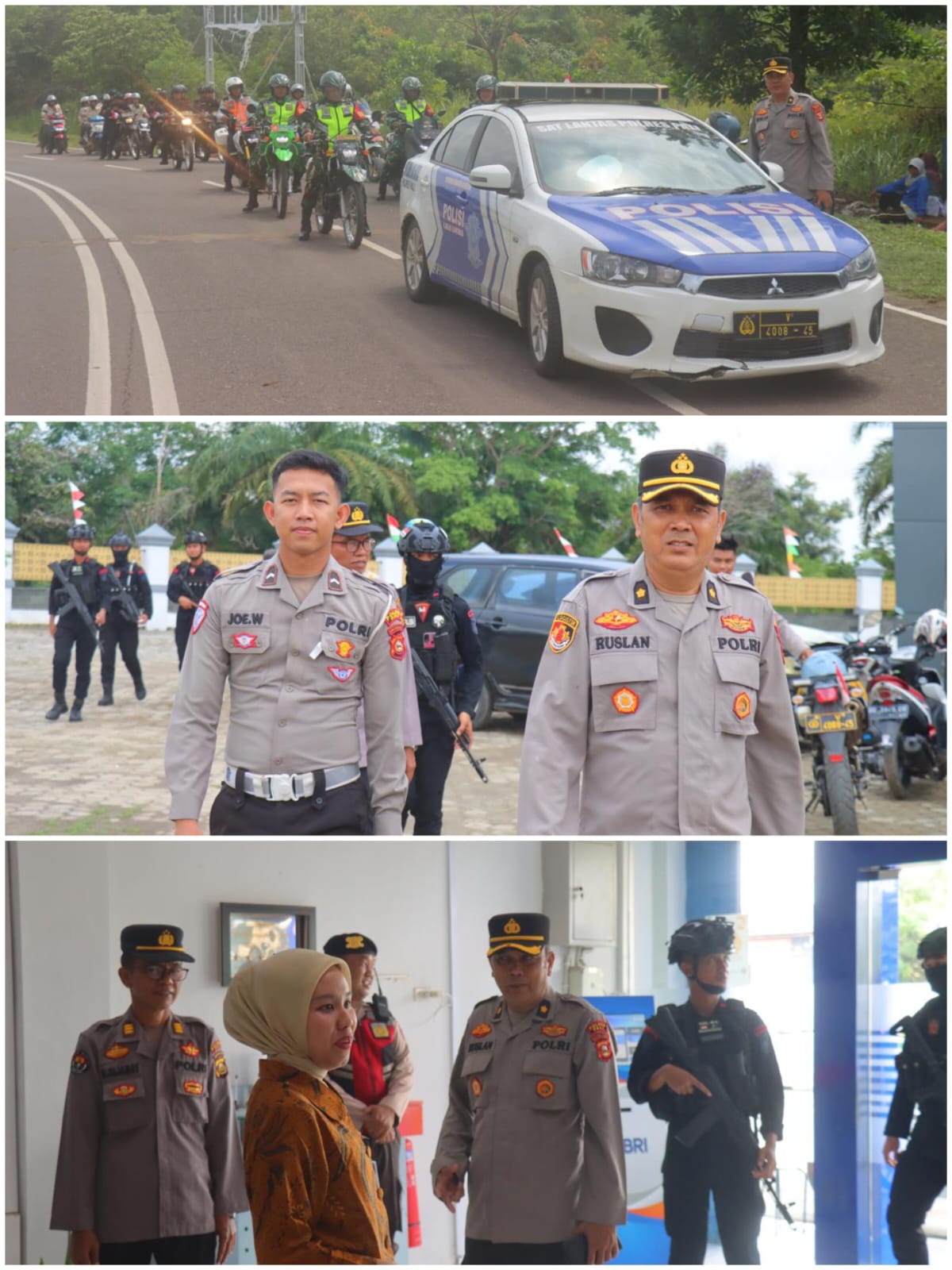 Dalam Rangka Menjaga Kamtibmas, Polres PALI Gelar Patroli Skala Besar