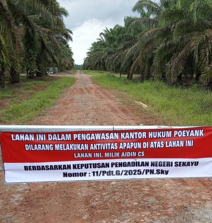 Terkait Sengketa Lahan Sawit 65 Hektare di Kawasan, PT Pinago Utama Tawaran Ganti Rugi Kepada pihak Aidin CS
