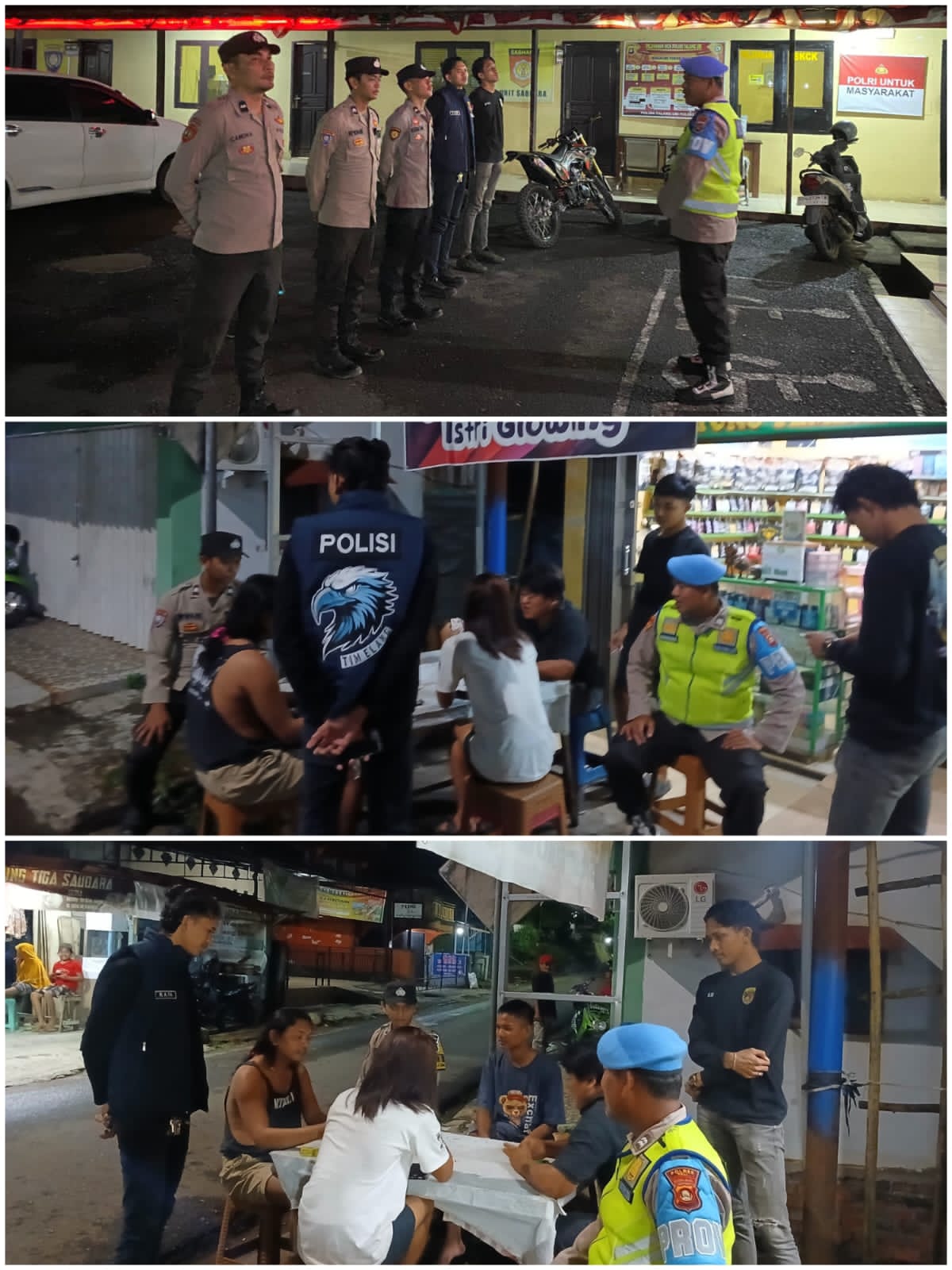 Terus Redam Isu Hoaks, Polsek Talang Ubi Gelar Patroli Siaga 1