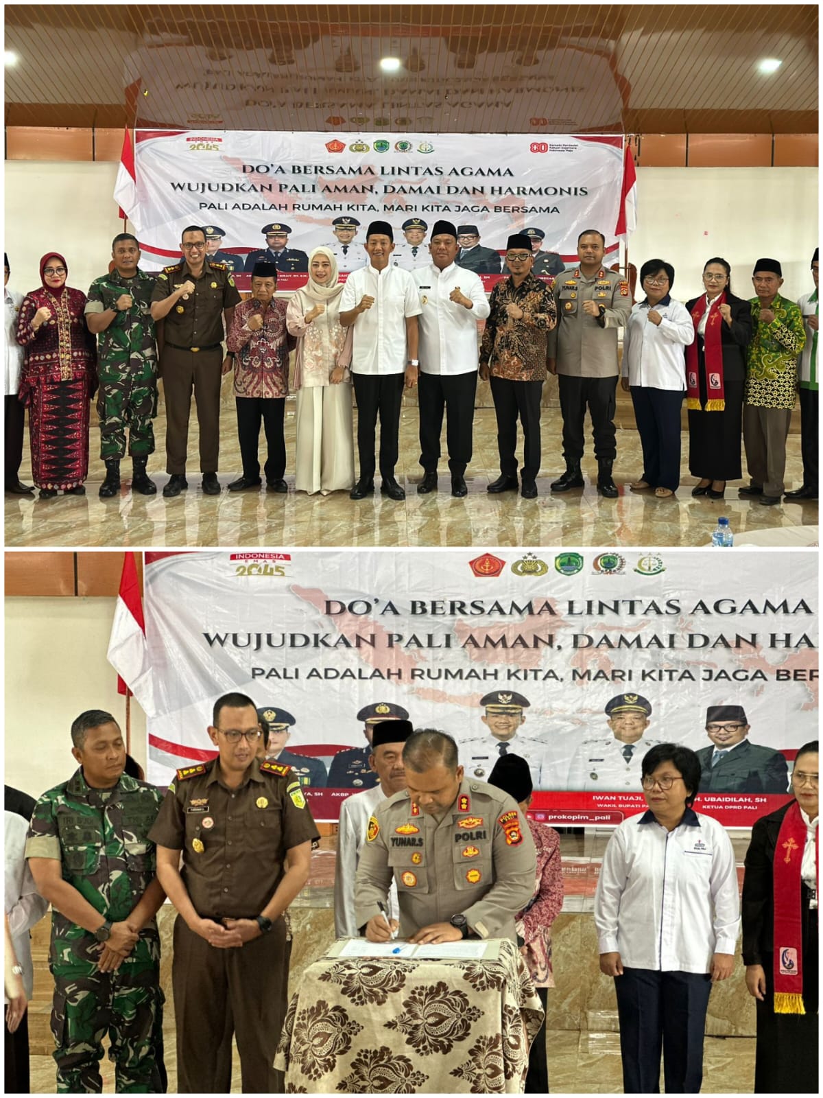 Doa Bersama Lintas Agama Wujudkan PALI Aman, Damai dan Harmonis