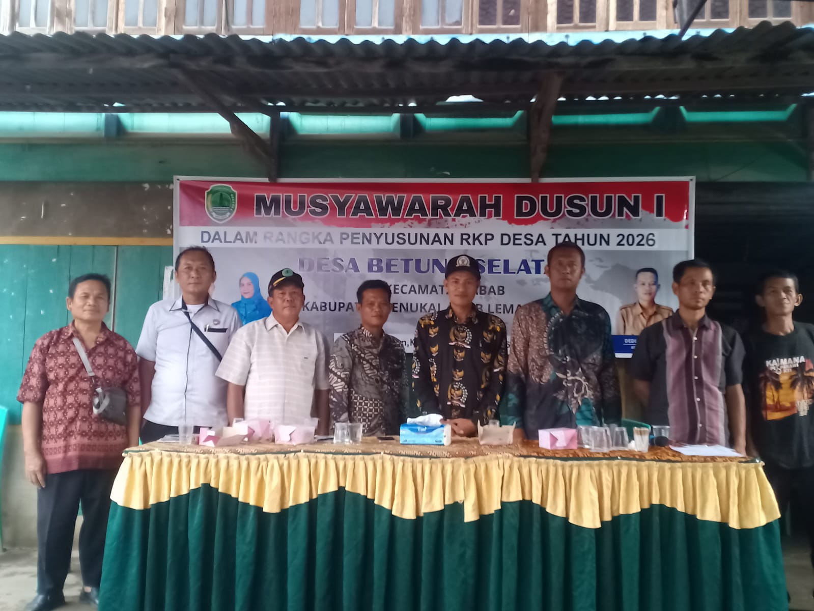 Menetapkan Rencana Pembangunan Jangka Menengah Desa 2026, Pemdes Betung Selatan Gelar Musyawarah Dusun 1