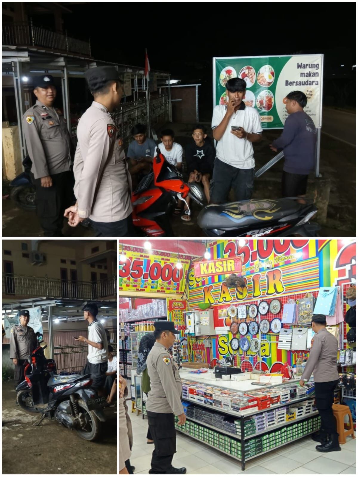 Polsek Talang Ubi Menggelar Patroli Siaga 1 Tangkal Provokasi Isu Medsos