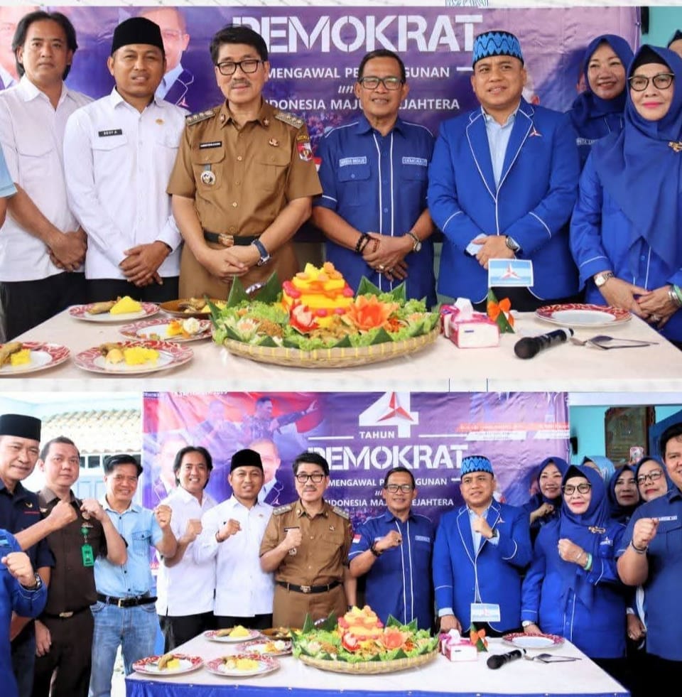 Bupati Lampung Utara Hadiri Peringatan HUT ke-24 Partai Demokrat Bupati Lampung Utara Hadiri Peringatan HUT ke-24 Partai Demokrat