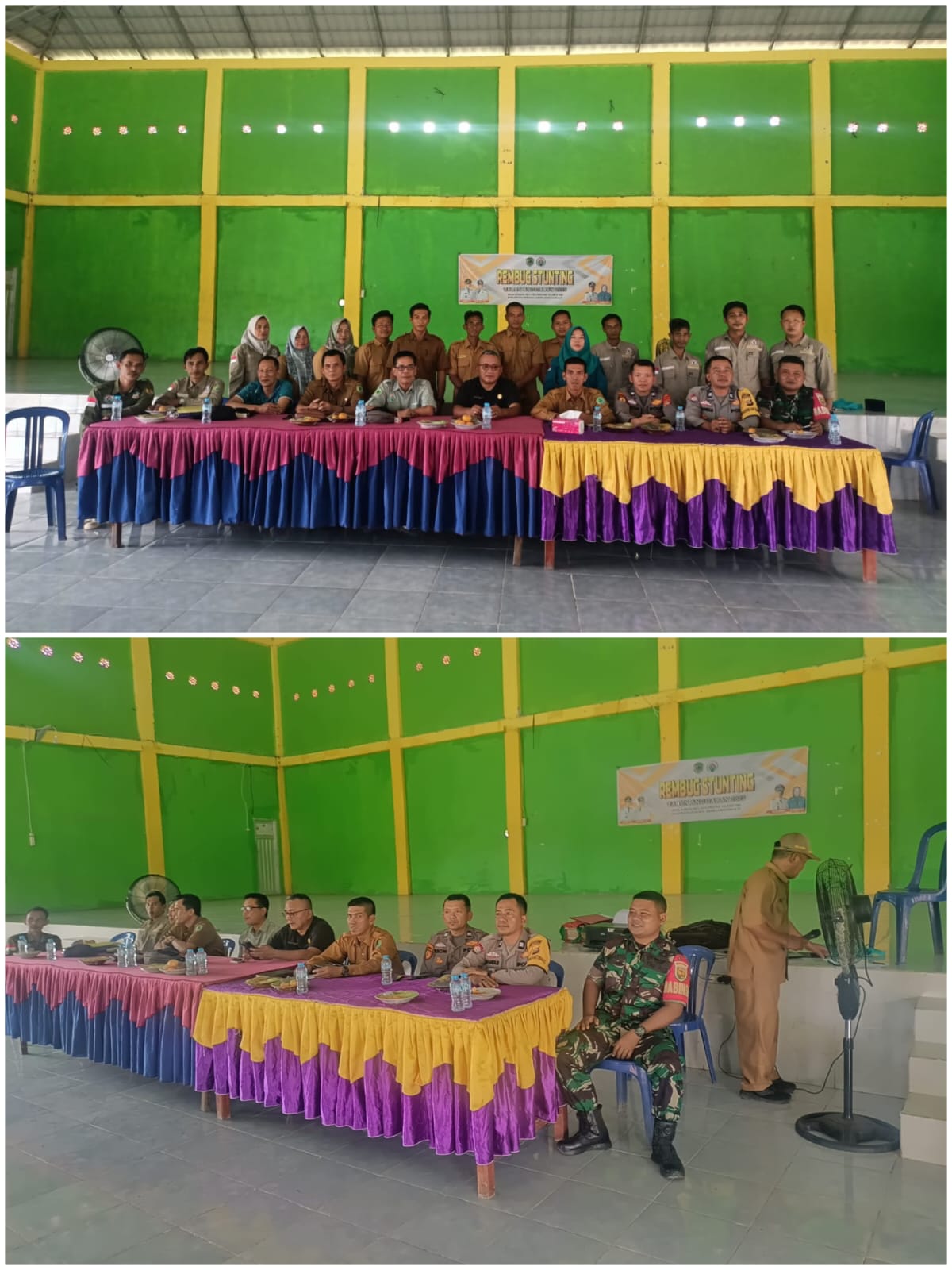 Dalam Rangka Penurunan dan Pencegahan Stunting, Polres PALI Amankan Rembug Stunting di Desa Sungai Ibul