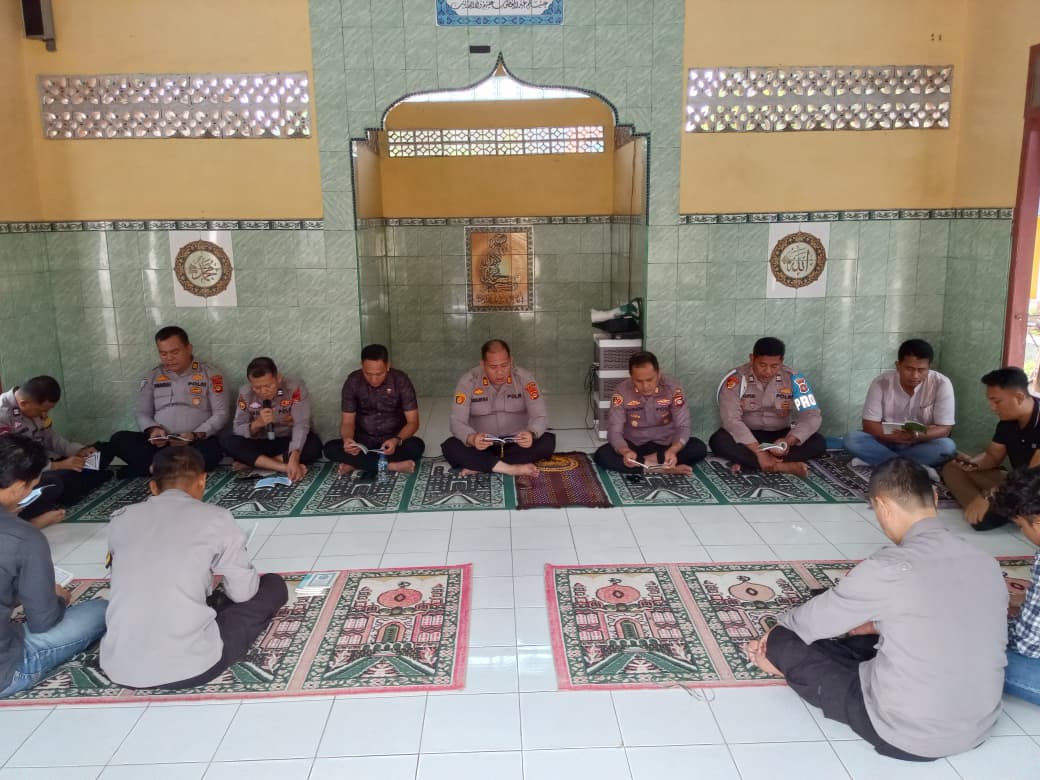 Polsek Talang Ubi Kembali Melaksanakan Kegiatan Rutin Bimbingan Rohani dan Mental