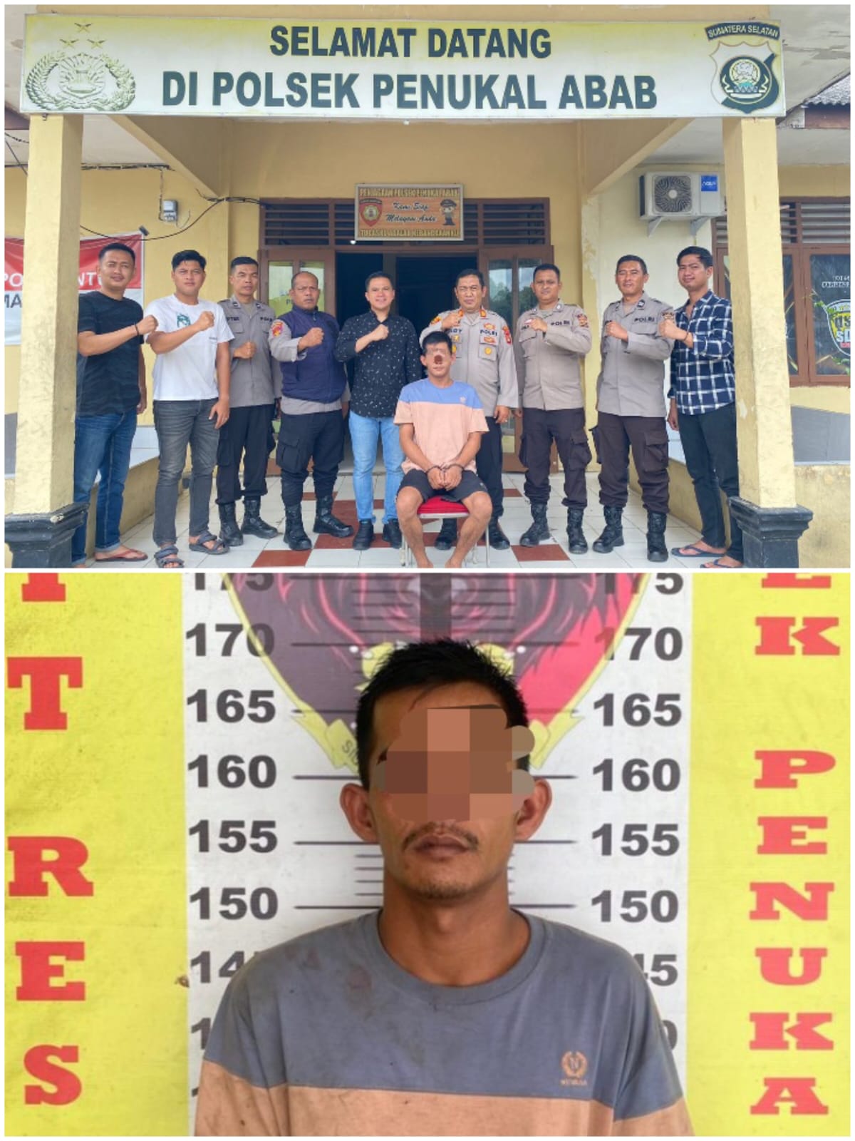 Diduga Mencuri di Gedung Pasar Betung, Polsek Penukal Abab Amankan 5 Tersangka