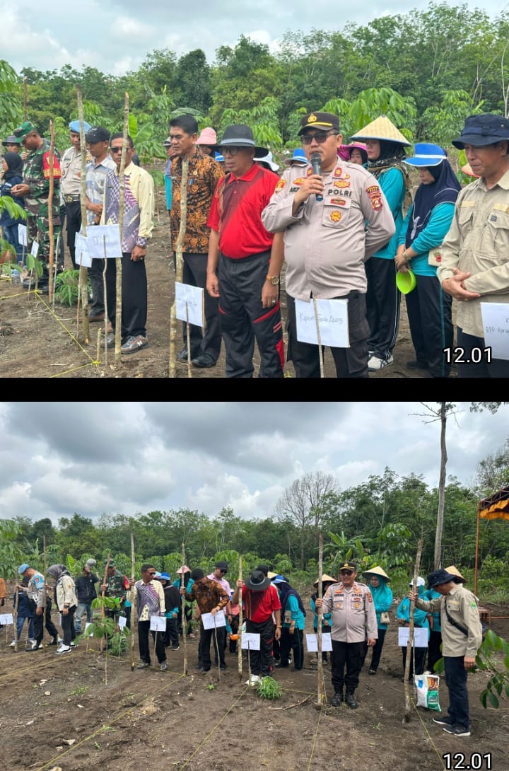 Hadiri Penanaman Jagung Perdana di Desa Harapan Jaya, Polri Dukung Ketahanan Pangan Nasional 