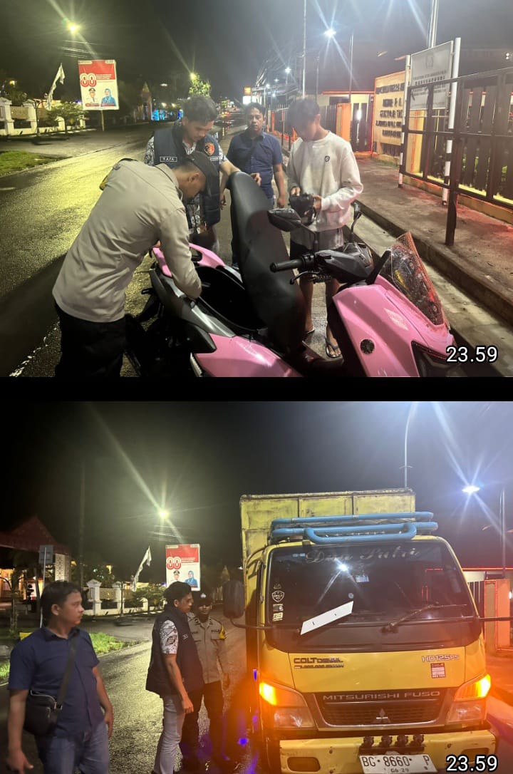 Polsek Talang Ubi Gelar KRYD, Tekan Gangguan Kamtibmas dan Pelanggaran Lalu Lintas