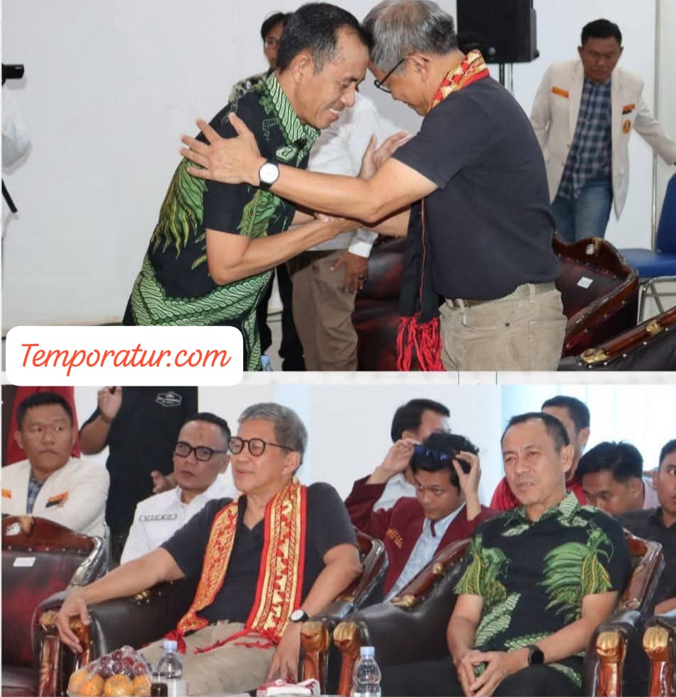 Wakil Bupati  Romli Bersama Rocky Gerung Hadiri Sekolah Kebangsaan dan IMM Lampung Utara 