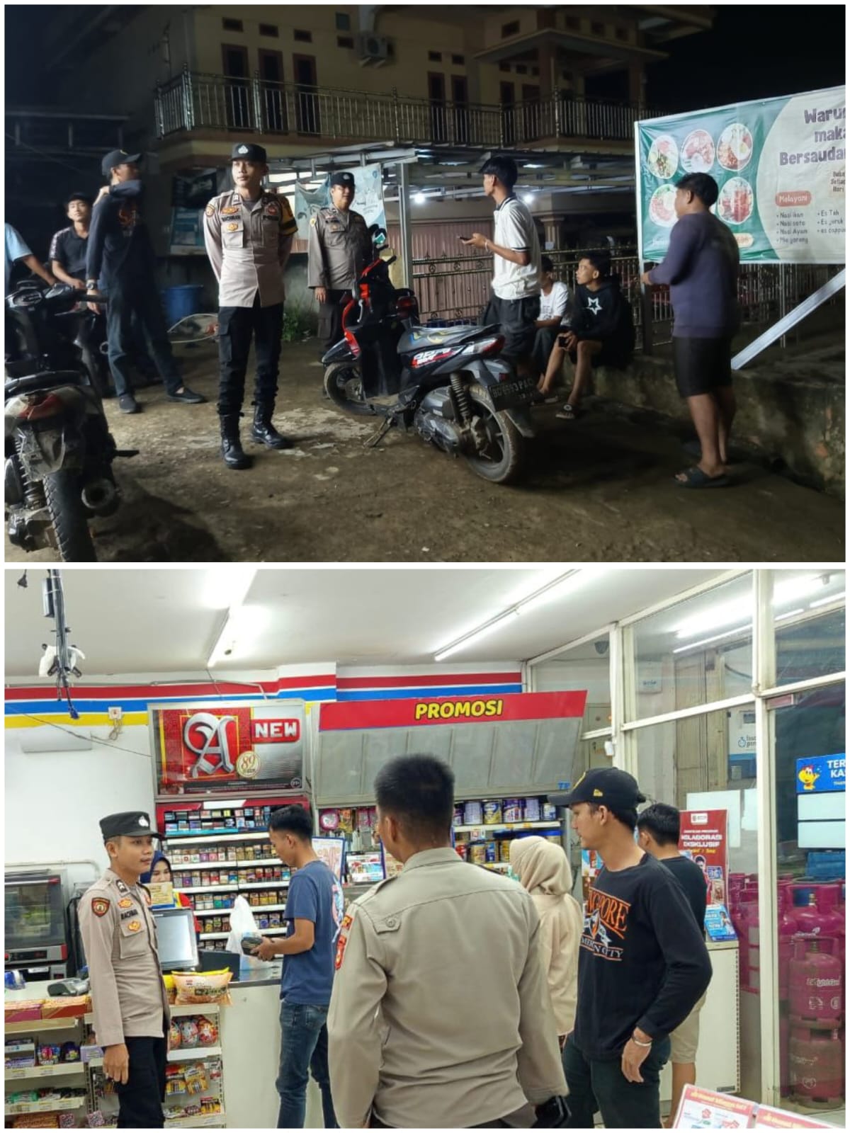 Polsek Talang Ubi Gelar KRYD, Ciptakan Situasi Aman dan Kondusif di Malam Hari