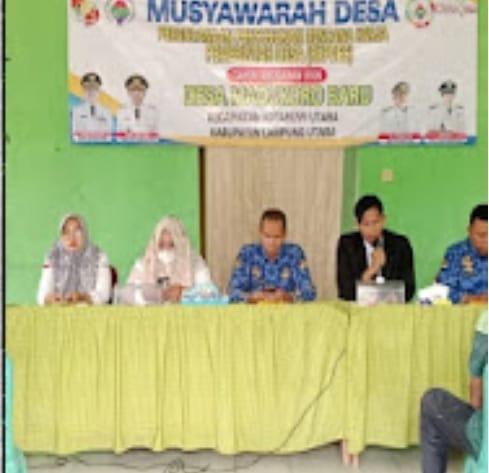 Pemdes Madukoro Kecamatan Kotabumi Menggelar Musrenbang RKPDES 2026