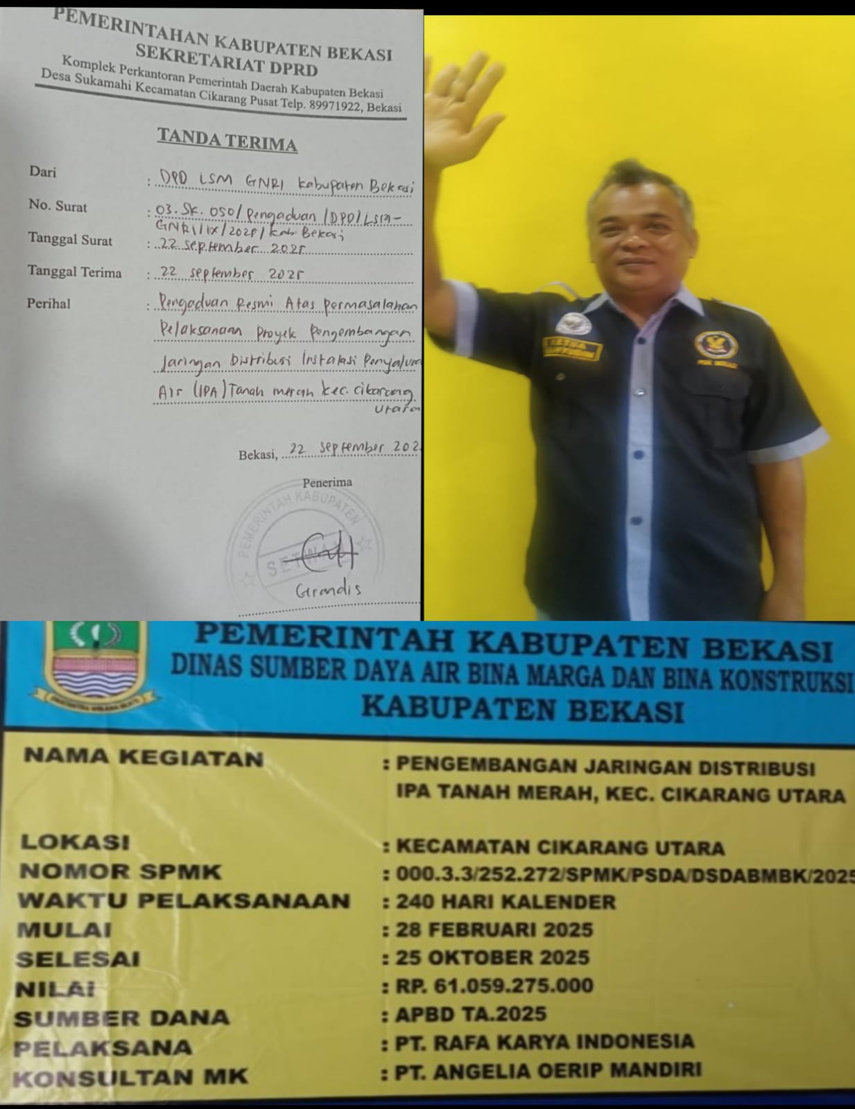 Proyek IPA Tanah Merah Rp61,8 Miliar Sarat Masalah, DPRD Bekasi Didesak Pulihkan Citra di Mata Publik
