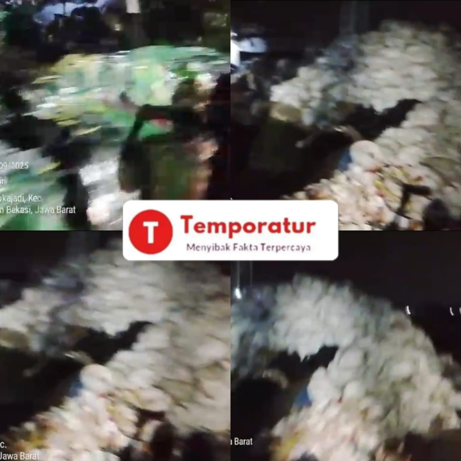 Warga keluhkan Pencucian Limbah Plastik di Pulo Sirih Diduga Biang Pencemaran Kali