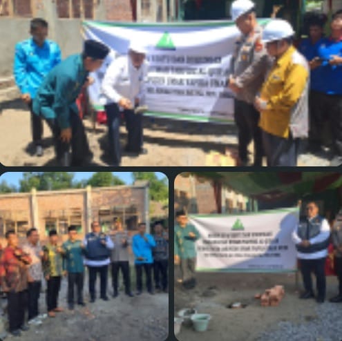 Kapolres PALI Hadiri Peletakan Batu Pertama Rumah Tahfidz dan Rumah Yatim di Penukal Utara