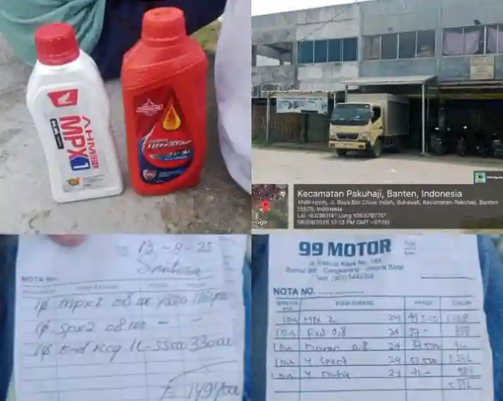 LSM KCBI Banten Temukan Dugaan Oli Ilegal di Gudang BTN Cituis Indah