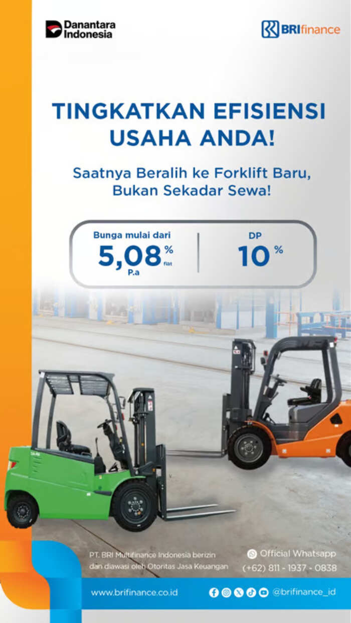 Kinerja Solid, BRI Finance Dukung Pembiayaan Alat Berat