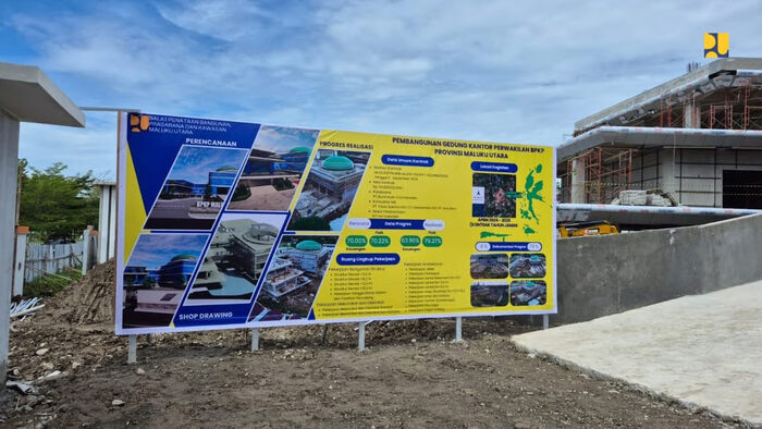 Pembangunan Kantor Perwakilan BPKP Maluku Utara Capai 79%, Menteri PU Targetkan Selesai