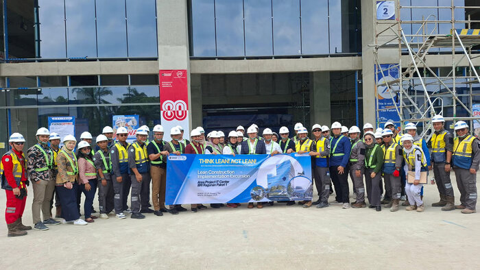 Proyek BRI Ragunan oleh PTPP terpilih sebagai Proyek Strategis yang Menerapkan Lean Construction