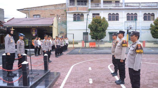 Polres Samosir Launching Pamapta : Perkuat Fungsi SPKT untuk Pelayanan Publik yang Lebih Humanis