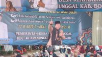 Warga Sangat Antusias Mengikuti Maulid Nabi yang Gelar Pemdes Klpanunggal