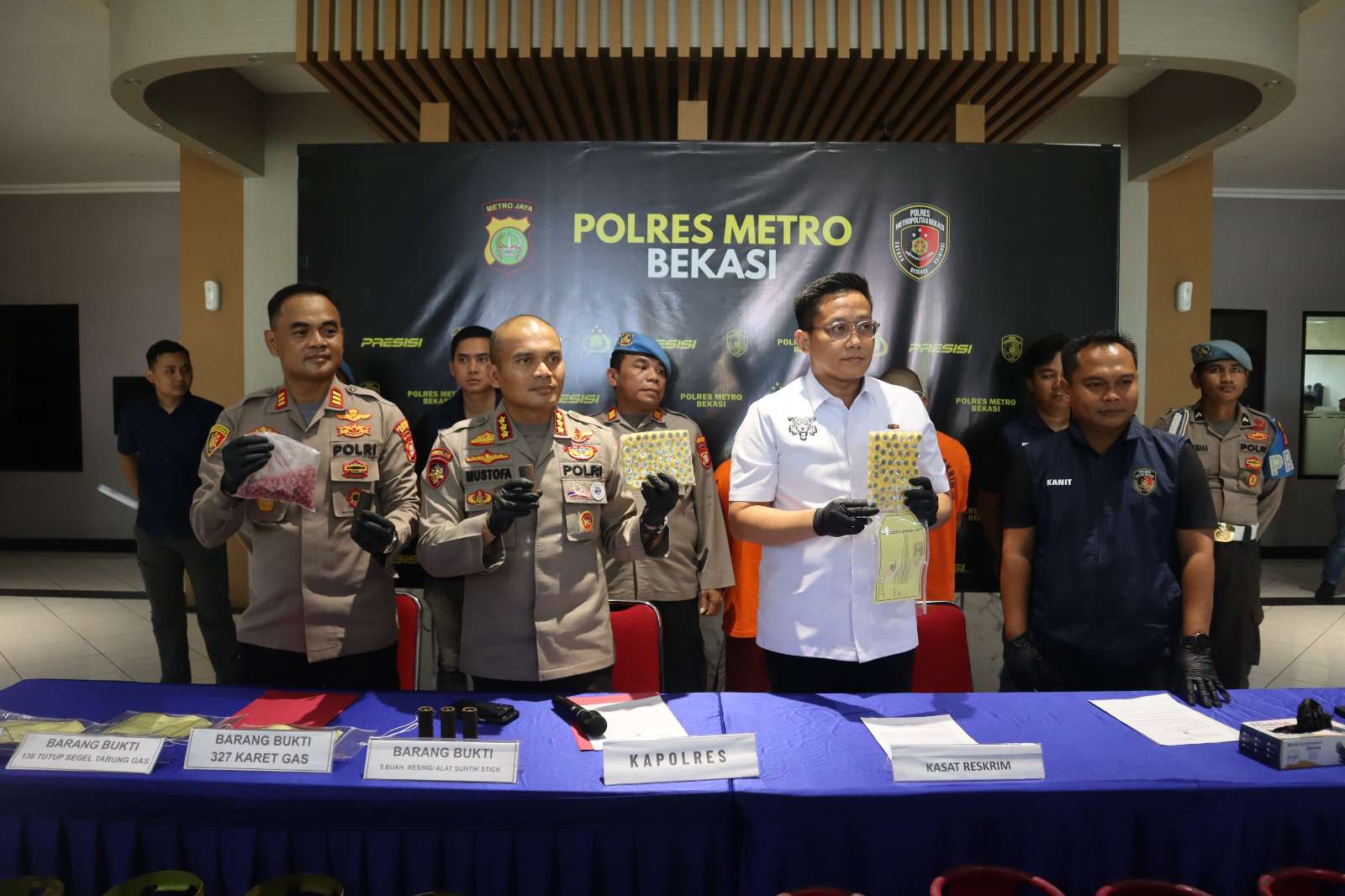 Polres Metro Bekasi Bongkar Sindikat Penyelewengan Gas Subsidi, Dua Pelaku Diamankan