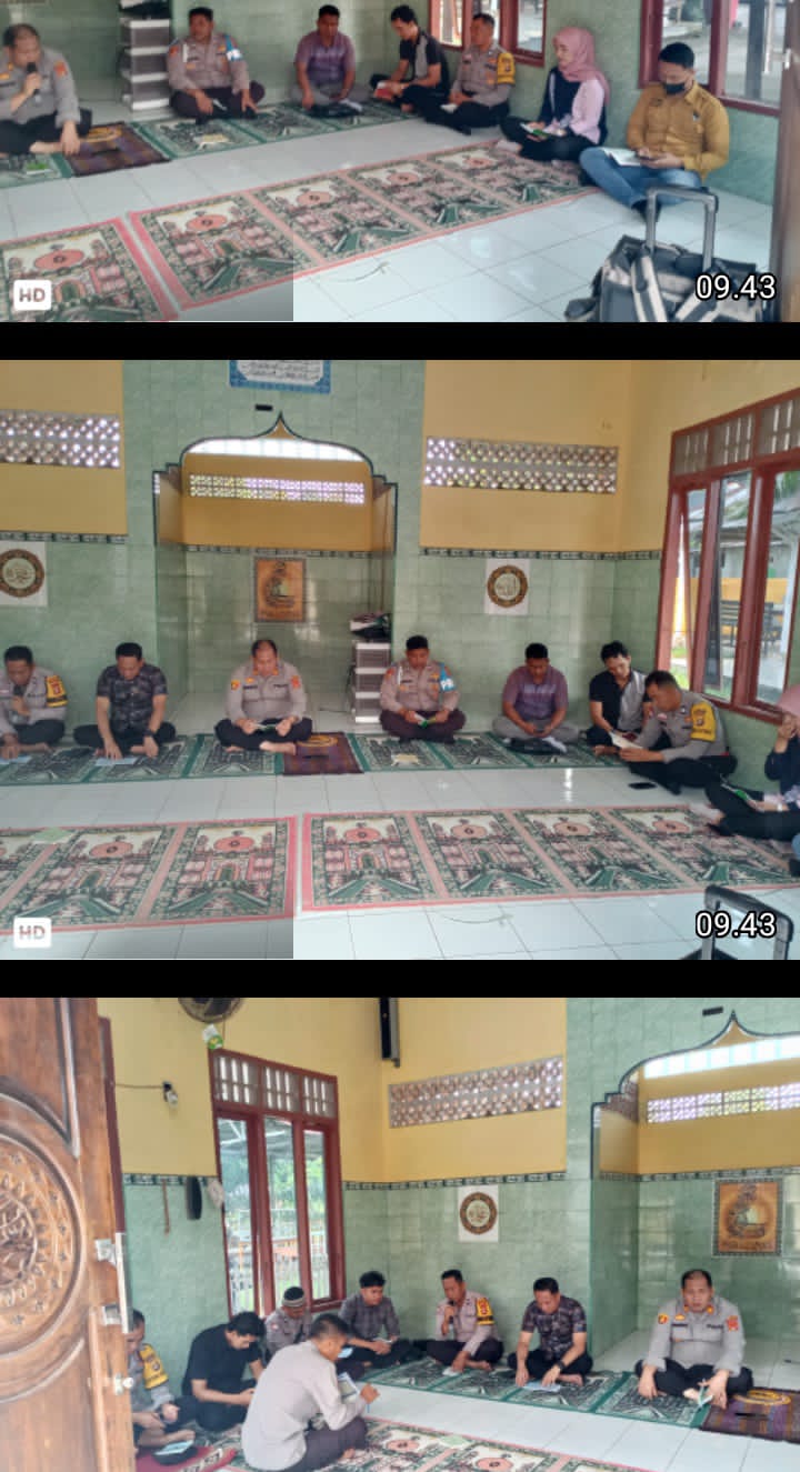 Polsek Talang Ubi Gelar Binrohtal, Tingkatkan Keimanan dan Kebersamaan Personel