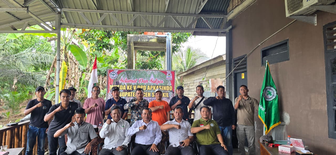 Jumat Berkah, Syarifuddin Bancin Terpilih Pimpin Apkasindo Aceh Singkil