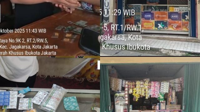 Diduga Dibekingi Oknum, Warung Sembako di Jagakarsa Edarkan Obat Keras Secara Terang-terangan