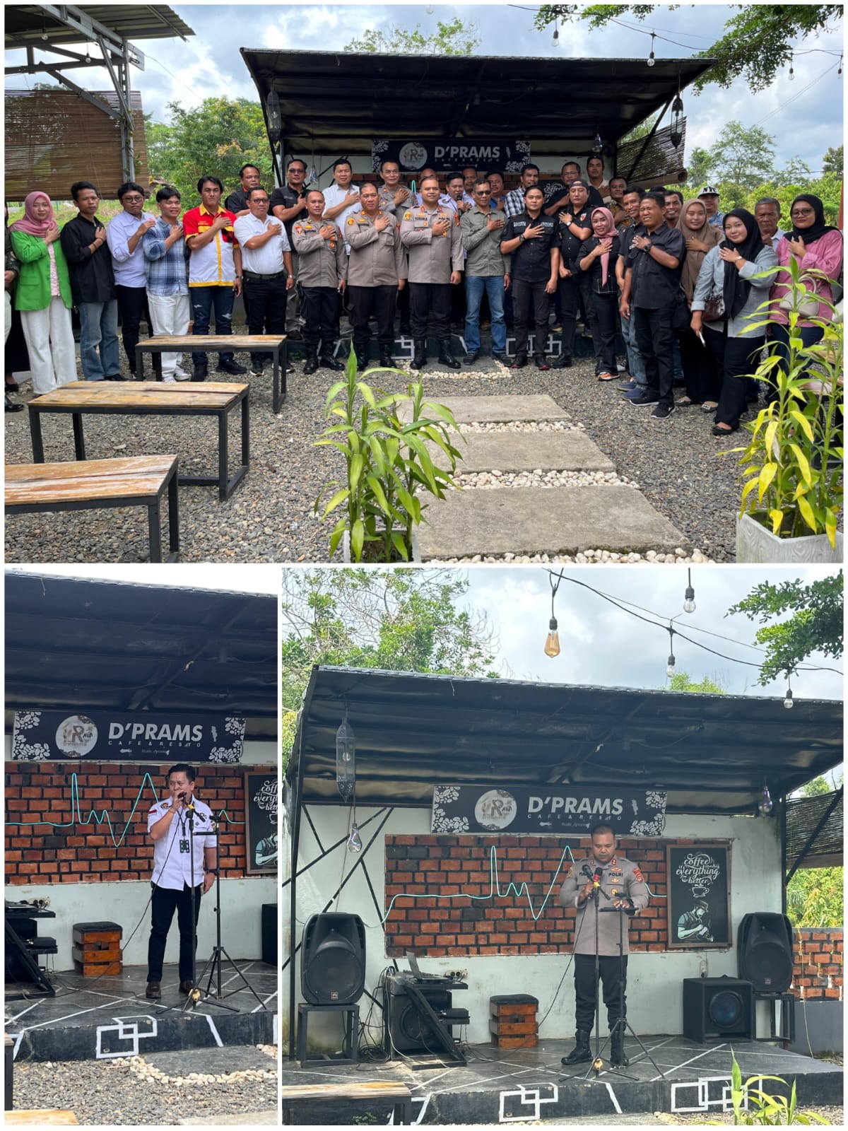 Polres PALI Gelar Silaturahmi dengan Elemen Masyarakat Dukung Satu Tahun Pemerintahan Prabowo–Gibran