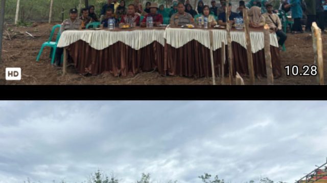 Polsek Talang Ubi Dukung Program Ketahanan Pangan, Gelar Penanaman Jagung di Desa Benakat Minyak