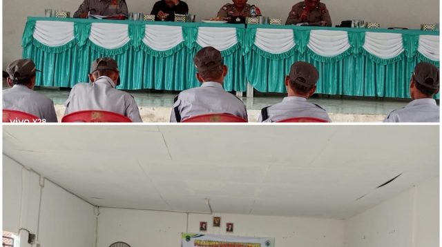 Bentuk Sinergi Pemerintah dan Polri Menggelar Pelatihan Peningkatan Kapasitas Linmas di Desa Sungai Baung