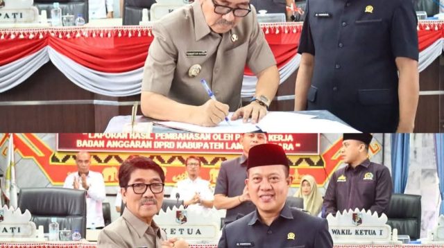 Bupati Hadiri Rapat Paripurna DPRD Lampung Utara Bahas KUA-PPAS APBD 2026