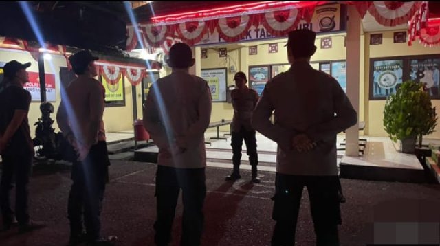 DALAM RANGKA CIPTA KONDISI KAMTIBMAS, POLSEK TALANG UBI GELAR KEGIATAN RUTIN YANG DITINGKATKAN (KRYD)