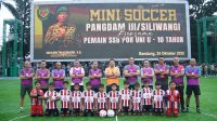 Kodam III/Slw Gelar Laga Mini Soccer Bersama Juara Dunia Muda SSB POR UNI U-10