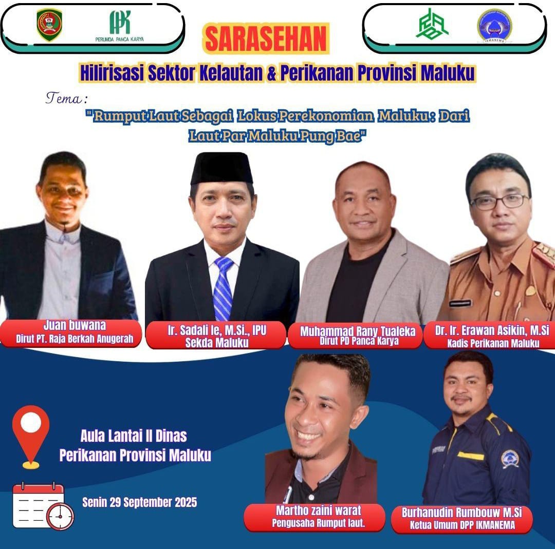 King of Sultan Paser Lakukan Saresehan Di Ambon (Provinsi) Maluku Untuk Optimalisasi Sektor Kelautan