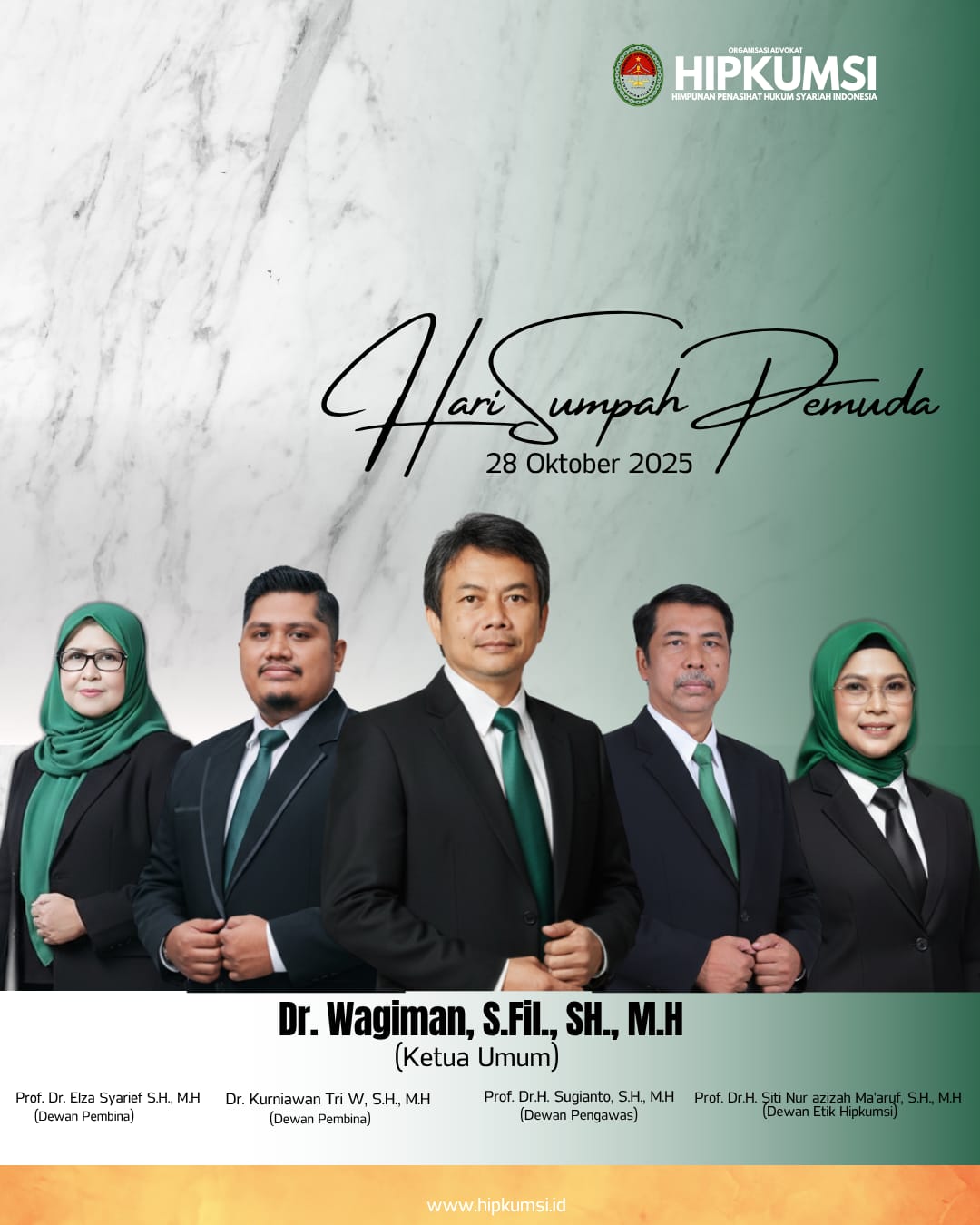 Memperingati Hari Sumpah Pemuda Ketum Hipkumsi : Tumbuhkan Semangat Persatuan