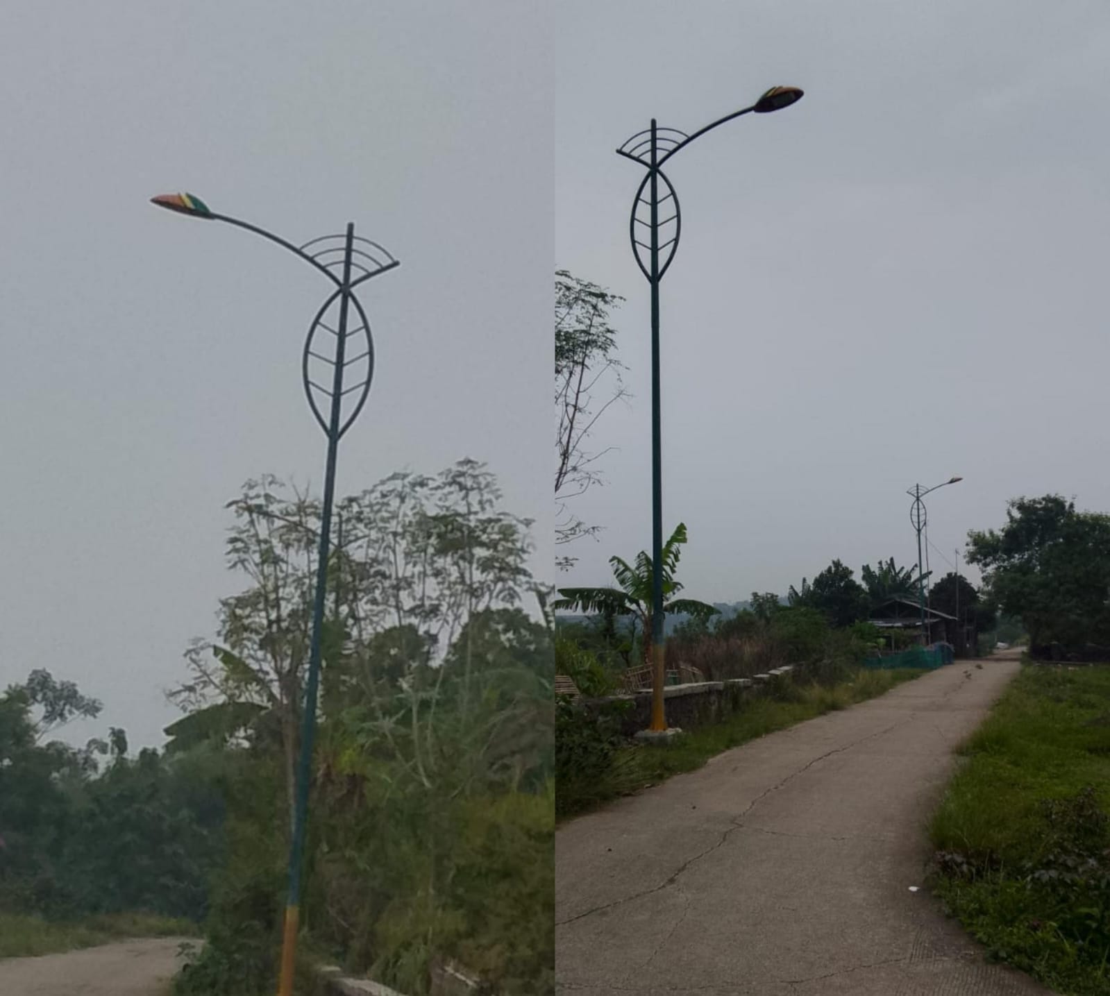 LSM JPKP Kabupaten Bekasi  Kritisi  Lampu PSU Padam di Desa Pasirtanjung