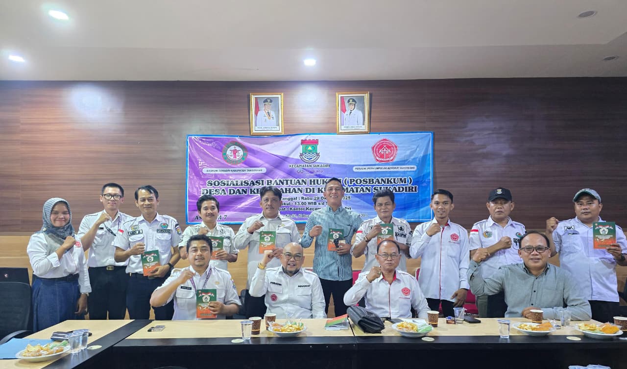 BANKUM GERADIN Kabupaten Tangerang Gelar LUHKUM di Kecamatan Sukadiri
