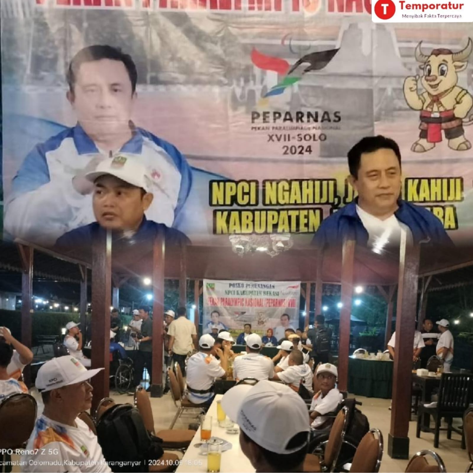 NPCI Kabupaten Bekasi Targetkan 40 Medali Emas di Peparnas XVII Solo