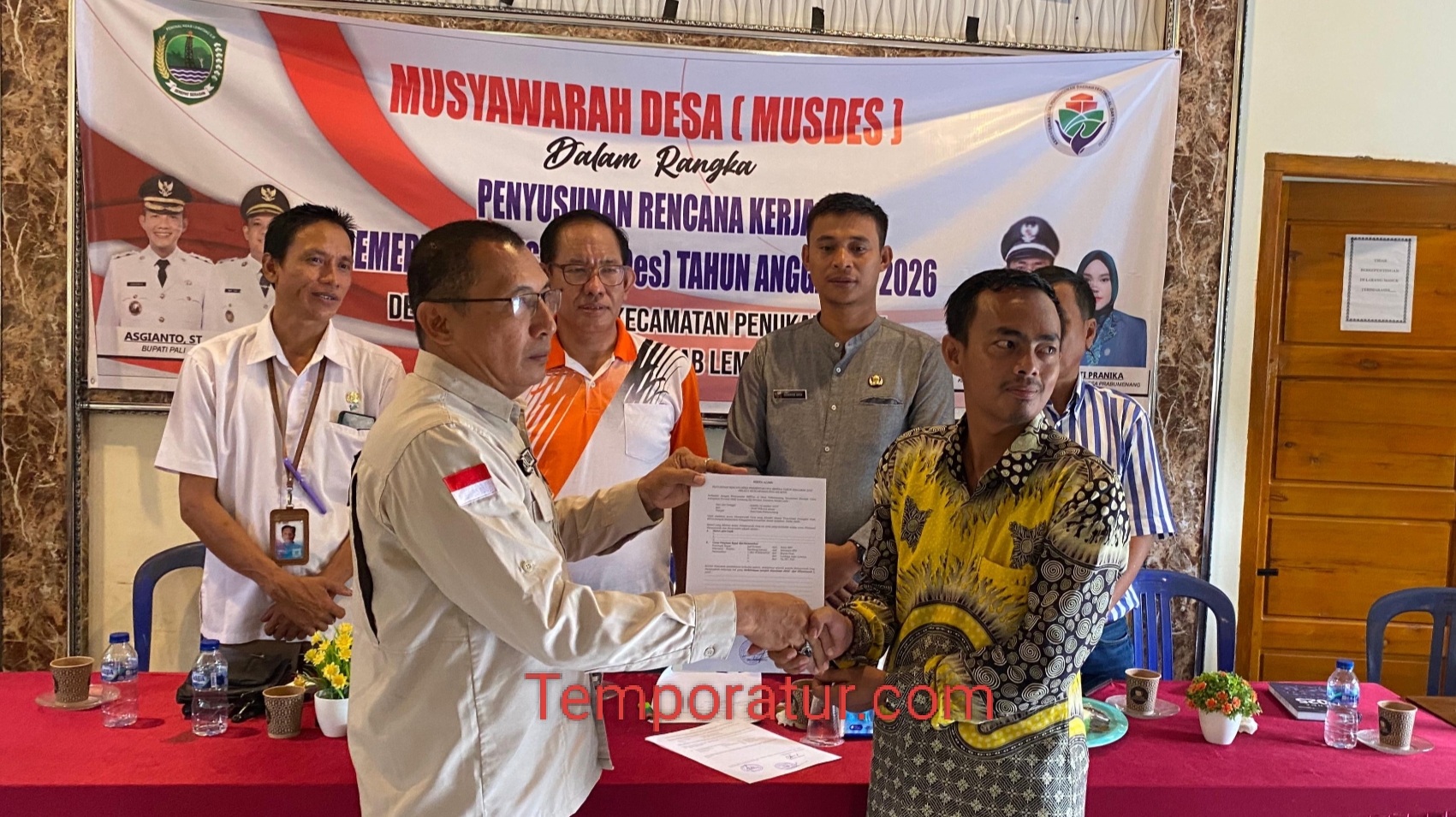 Dalam Rangka Menyusun RKPDes 2026, Pemdes Prabumenang Gelar Musyawarah Desa