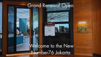 Number76 Jakarta, grand reopening di kawasan SCBD
